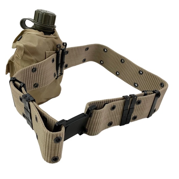 Military Canteen, Pouch and Canvas Belt - Picture 10 of 10